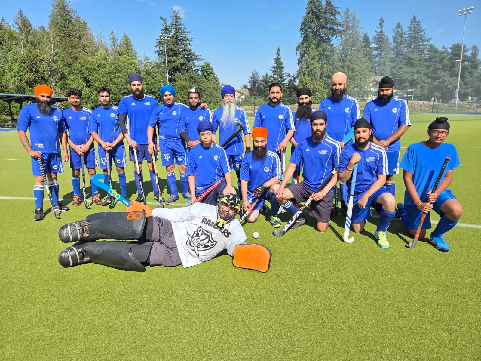 Raiders team photo